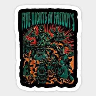 Five At Night Freddys Movie Sticker